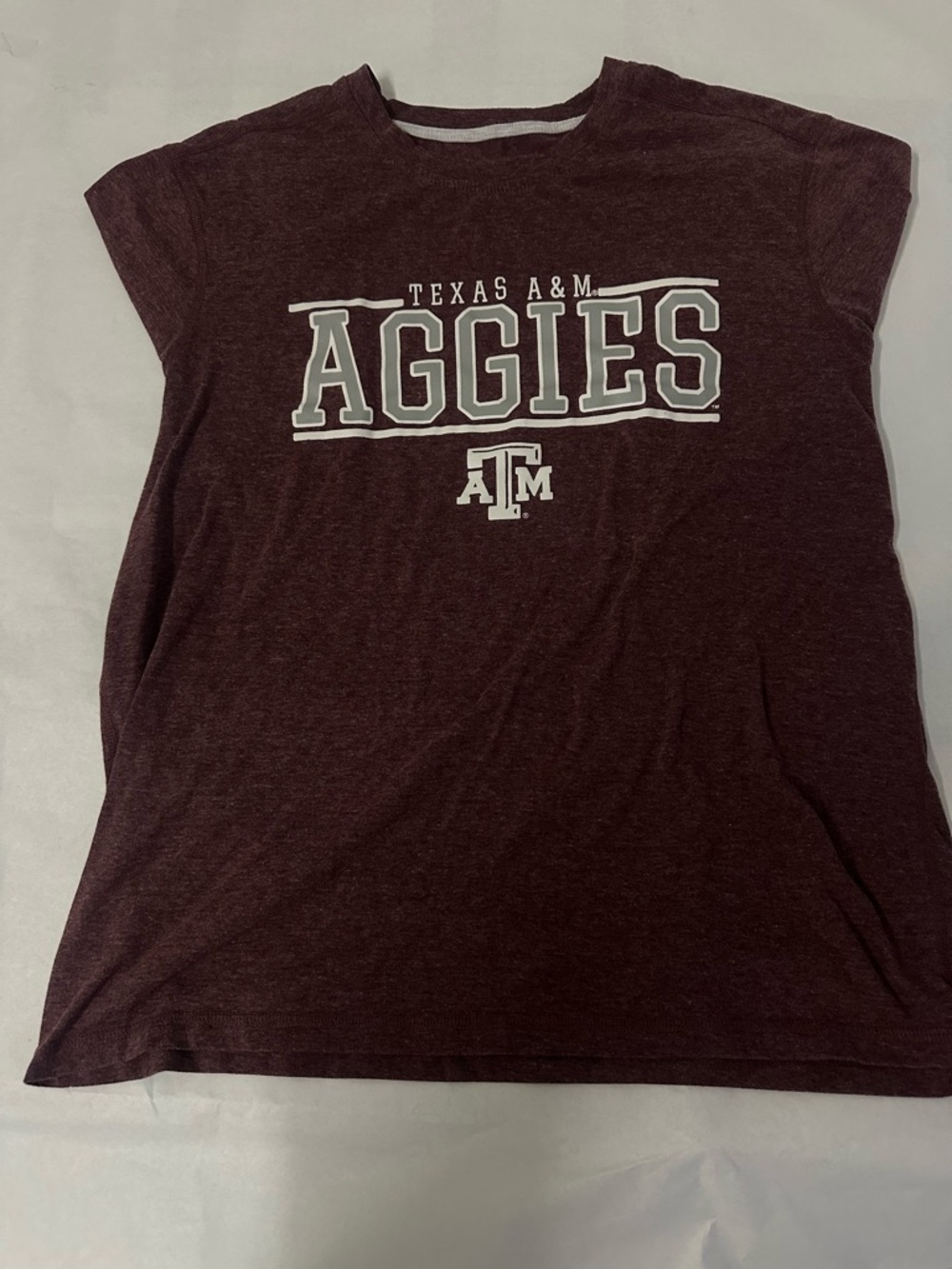 Champion Texas A&M Aggies Maroon Shirt Size L NCAA College Fan Apparel